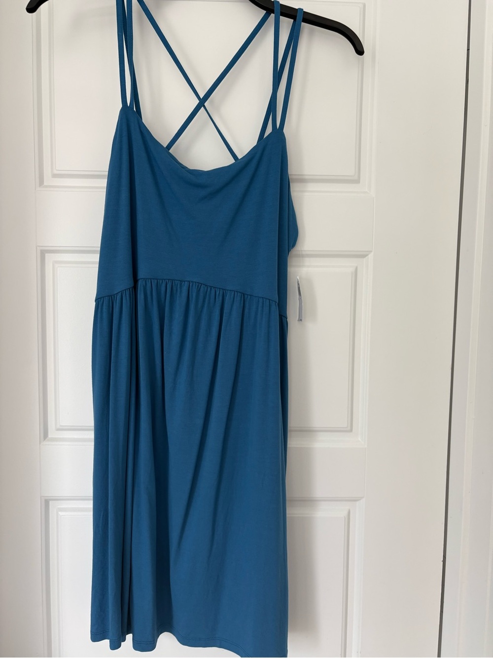 Old Navy Teal Blue Strappy Summer Dress